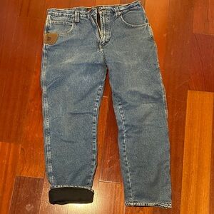 Vintage Wrangler Riggs Workwear Durashield Lined Jeans